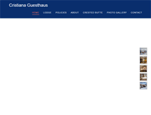 Tablet Screenshot of cristianaguesthaus.com